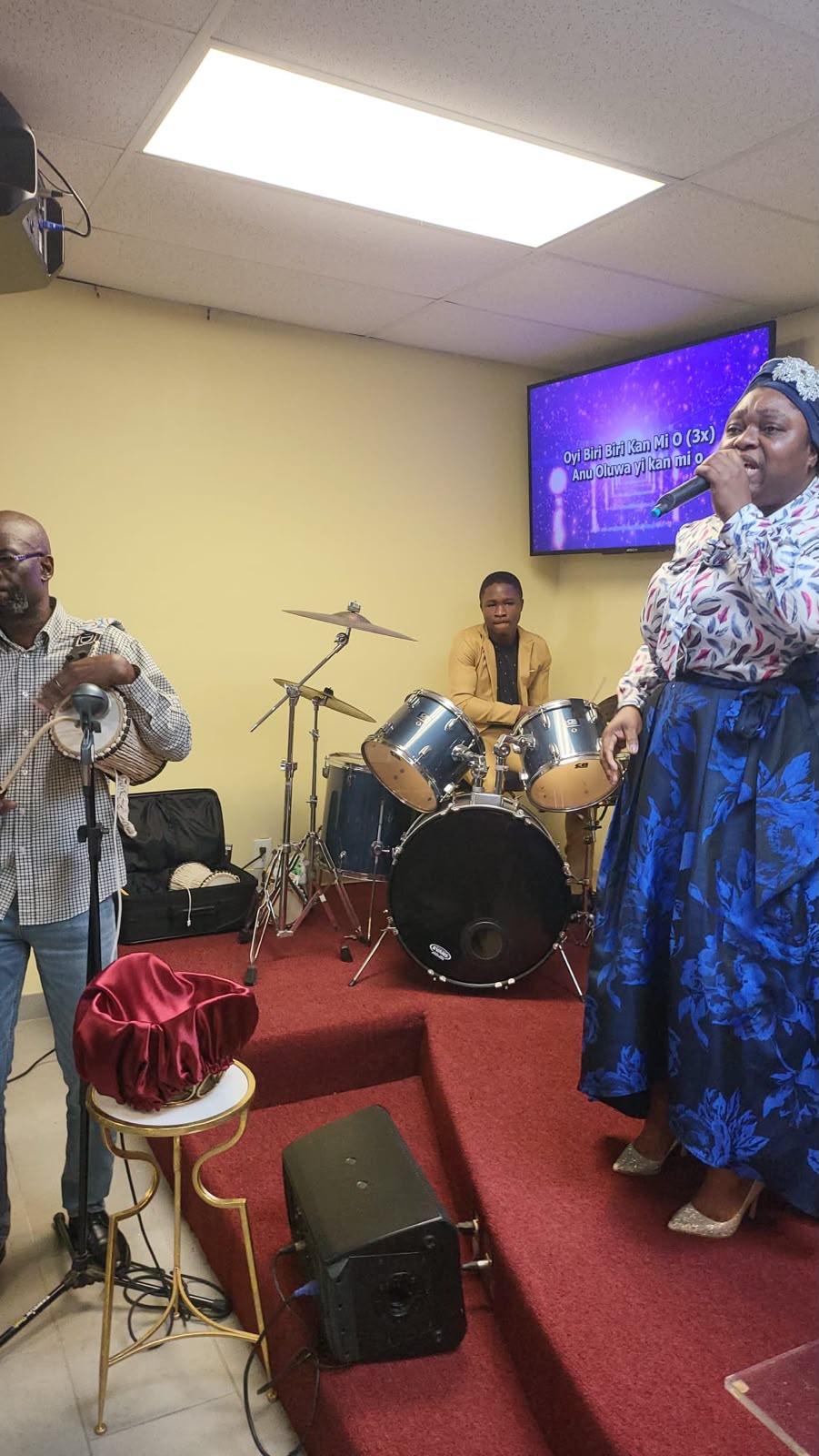 Worship at RCCG Overflow Assembly