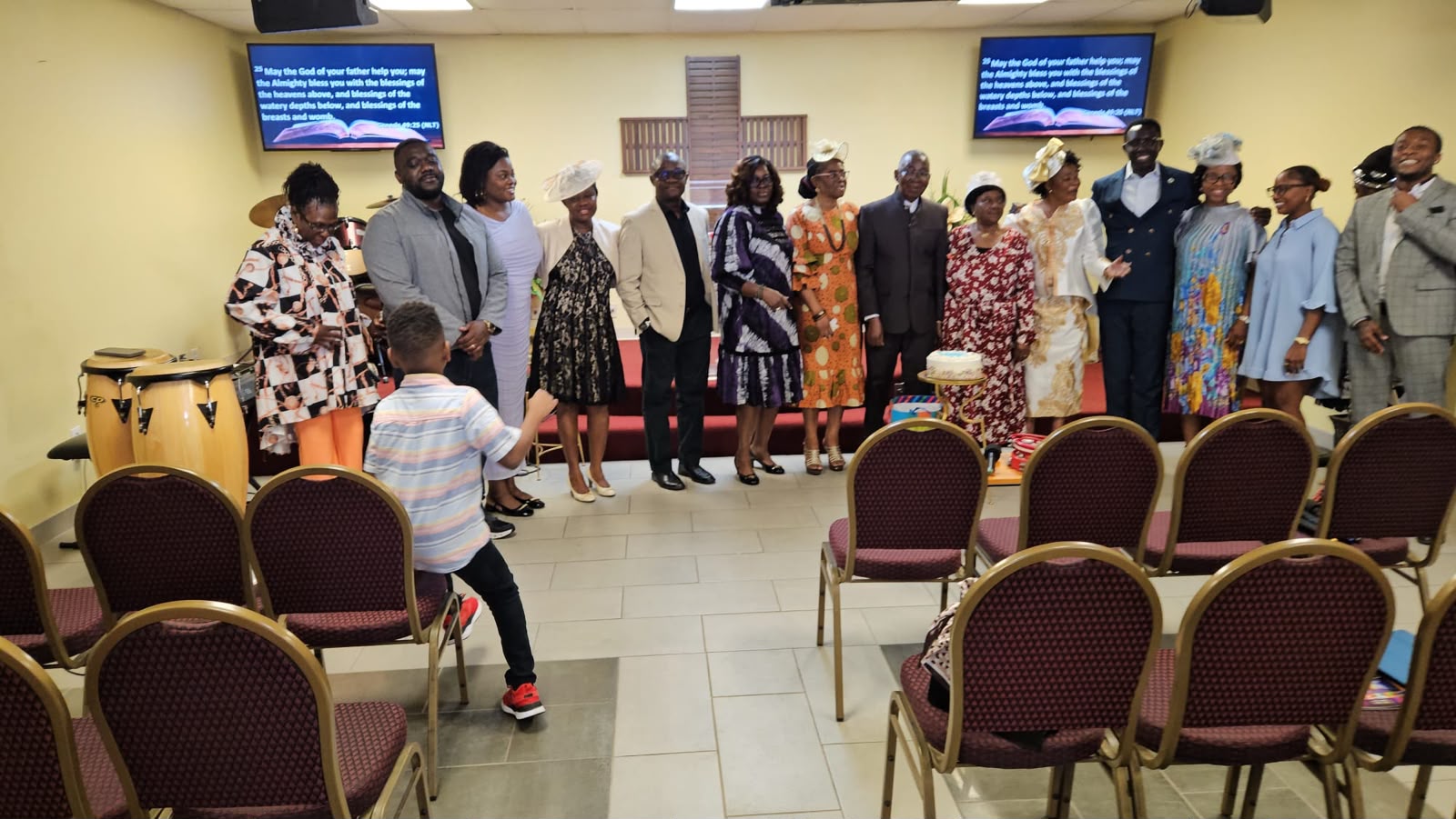 Church fellowship moment