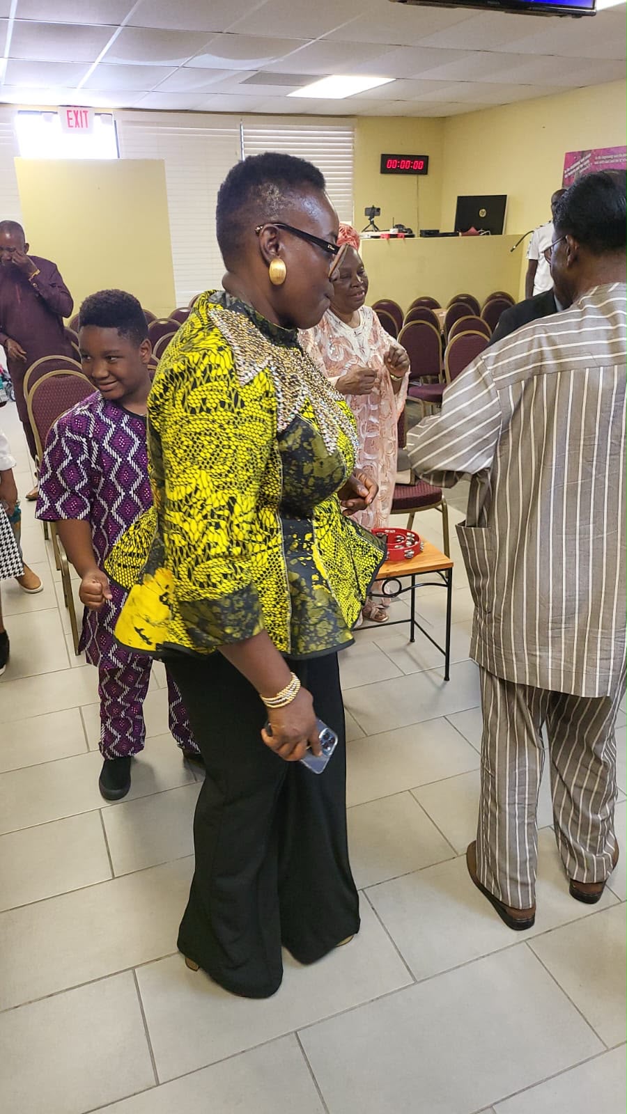 Church event moment